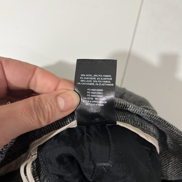 Aritzia Wilfred Effortless Wool-Cashmere-Blend Dress Pants Women's Size 10 - Picture 10 of 14